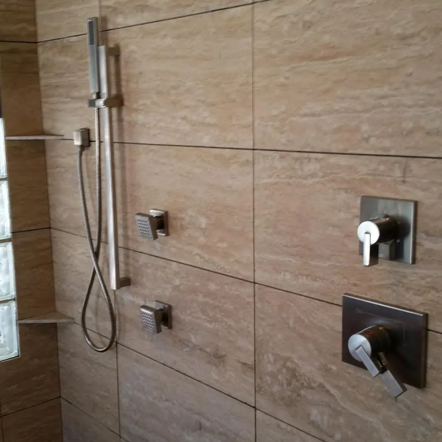 Shower fixture installation for Water Heater Replacement in Brooklyn Park